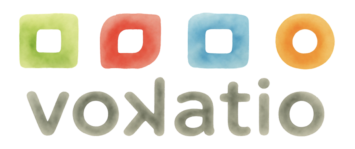 Logo de Vokatio, programa de orientación vocacional